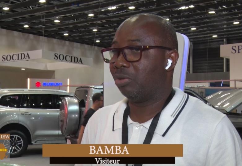 Bamba visiteur salon de l'auto 2025